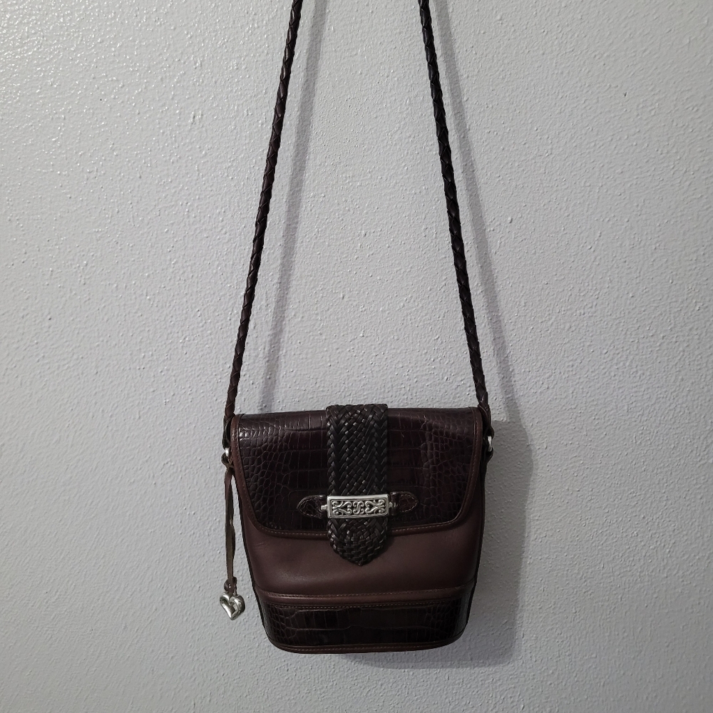 Brighton Cheryl Crossbody Bag with Silver Accent